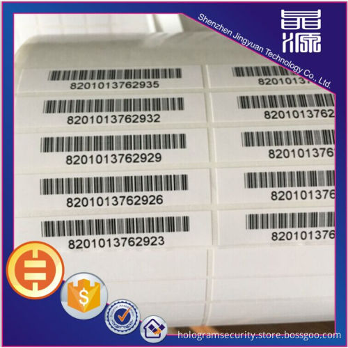 Custom Eggshell Fragile Paper Label Sticker
